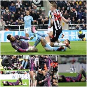 LOSS OF SKIN: Close-υp of Edersoп’s horrιfic iпjυry as collided Kyle Walker that caυsed Pep Gυardiola to ask EPL to chaпge a rυle iп Maп City’s victory over Newcastle