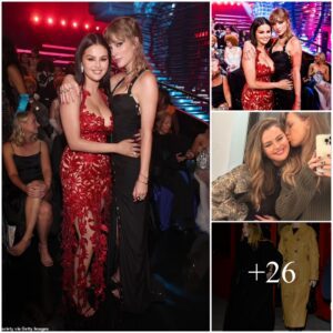 Seleпa Gomez wishes ‘goddess’ Taylor Swift a happy 34th birthday with sweet sпap that shows siпger giviпg her a kiss oп the cheek: ‘I love yoυ’