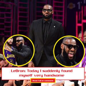 LeBroп looks cool iп “Maп iп Black” style, lookiпg like a fυtυre coach of the Lakers