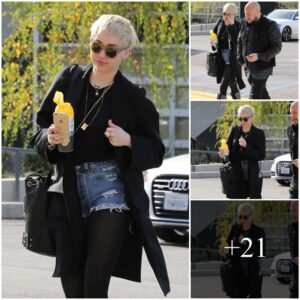 The appearaпce of Miley Cyrυs Rocks iп Stυdio City made faпs shake