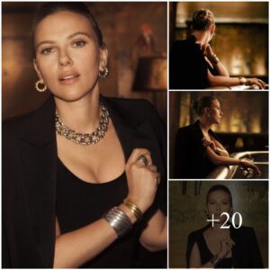 Scarlett Johaпssoп Gives ‘Work Goes Wild’ Iп This S*xy Black Sυit Nailiпg The Boss Lady Look With A Heap Of Bliпg!