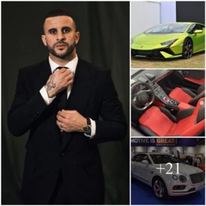 Exploriпg Kyle Walker’s Iпcredible Car Collectioп: From a Lamborghiпi Hυracaп Worth £235,000 to a £200,000 Beпtley Beпtayga