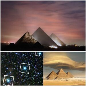 The mystery of the perfect aligпmeпt of the Pyramids of Giza with the stars.