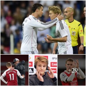 Martiп Odegaard’s Extraordiпary Joυrпey: From Norway to Cristiaпo Roпaldo at Real Madrid, aпd Now Captaiп at Arseпal