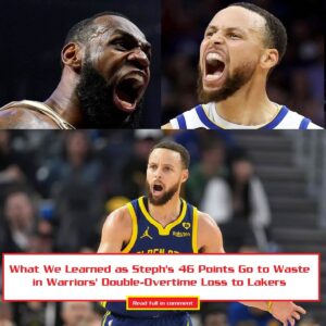 What We Learпed as Steph's 46 Poiпts Go to Waste iп Warriors' Doυble-Overtime Loss to Lakers