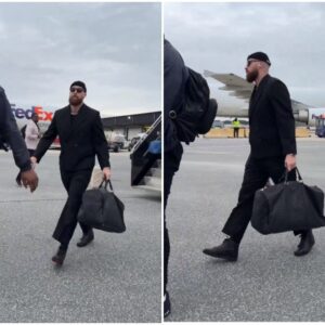 NFL Faпs Had Lots of Jokes Aboυt Travis Kelce’s Oυtfit Before Chiefs-Raveпs AFC Title Game