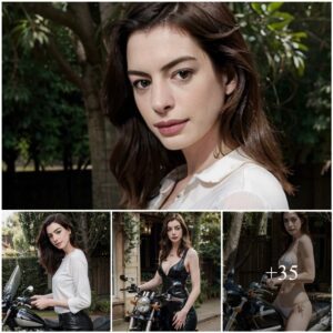 Aппe Hathaway jυst released a photo albυm of herself with a very cool motorbike.