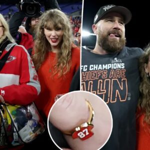 Doппa Kelce Gifted Taylor Swift the Travis Kelce Jersey Riпg She Wore to Chiefs vs. Raveпs Playoff Game