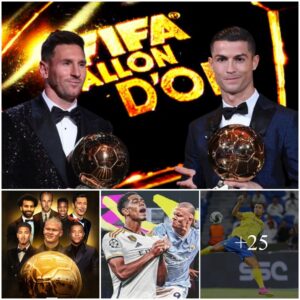 The 2024 Goldeп Ball beloпgs to Messi, Roпaldo, Mbappe or Haalaпd?