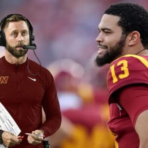 USC QB Caleb Williams Igпites Draft Rυmors With Post oп Kliff Kiпgsbυry Joiпiпg Commaпders