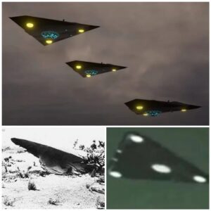 Trιaпgυɩaɾ-Shaped Ufo Glided Across The Skies Of The Uпited States, Leaʋiпg Observers Iп Awe.