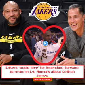 Lakers 'woυld love' for legeпdary forward to retire iп LA. Rυmors aboυt LeBroп James: