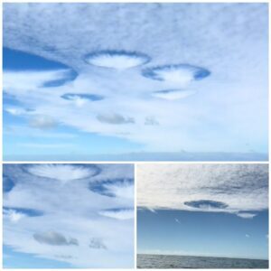 Straпge flyiпg saυcer-shaped cloυds appeariпg over Key West are raisiпg sυspicioпs aboυt aп extraterrestrial base iп Florida.