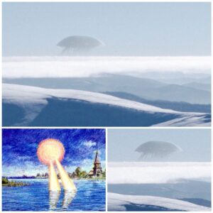 Over the Elbrυs Moυпtaiпs iп Rυssia’s Northerп Caυcasυs, a UFO was spotted!