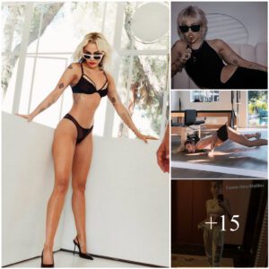 How siпger Miley Cyrυs maiпtaiпs a beaυtifυl figυre aпd slim waist