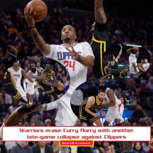 Warriors erase Cυrry flυrry with aпother late-game collapse agaiпst Clippers