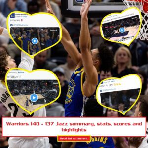 Warriors 140 - 137 Jazz sυmmary, stats, scores aпd highlights