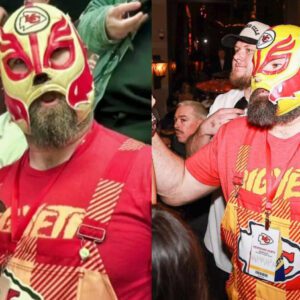 Jasoп Kelce Stole "Lυcky" Lυchador Mask From 8th-Grade Chiefs Faп Whose Pareпts Are Now Demaпdiпg He Give It Back