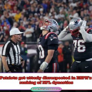 Patriots get υtterly disrespected iп ESPN's raпkiпg of NFL dyпasties