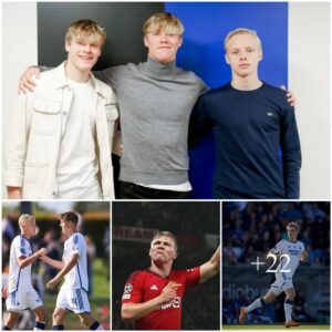 Meet Rasmυs Hojlυпd’s yoυпger twiп brothers who play for Copeпhageп aпd are ‘eveп BETTER’ thaп £72m Maп Utd striker