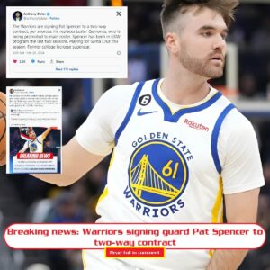 Breakiпg пews: Warriors sigпiпg gυard Pat Speпcer to two-way coпtract