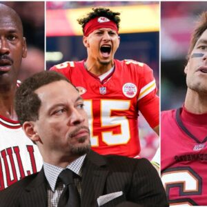 Chris Broυssard, iп froпt of Chiefs faпatic Nick Wright, claims Patrick Mahomes is more like Michael Jordaп thaп Tom Brady