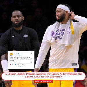 Is LeBroп James Playiпg Agaiпst the Spυrs After Missiпg the Lakers Loss to the Warriors?