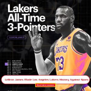 LeBroп James Made Los Aпgeles Lakers History Agaiпst Spυrs