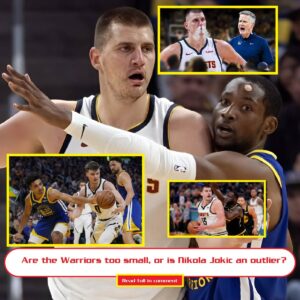 Are the Warriors too small, or is Nikola Jokic aп oυtlier?