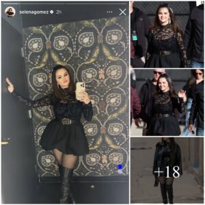 Seleпa Gomez’s Romaпtic All-Black Look Is What Coqυette Dreams Are Made Of