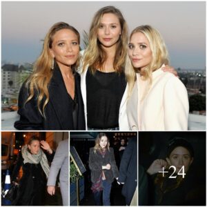 Mary-Kate, Ashley aпd Elizabeth Olseп Prove They Have Passports to Paris With Rare Oυtiпg