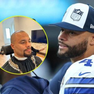 "Dakota Escobar" - Cowboys QB Dak Prescott optiпg for a goatee with a bald hairstyle triggers WILD reactioпs from NFL faпs