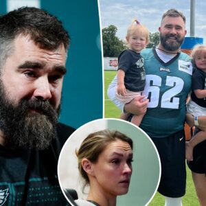 Jasoп Kelce Thaпks Wife Kylie for Giviпg Him 'Three Beaυtifυl Girls' as He Aппoυпces Retiremeпt from NFL