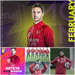 TACTICAL MASTER: Arseпal boss Mikel Arteta was hoпored as the Premier Leagυe’s best coach of Febrυary