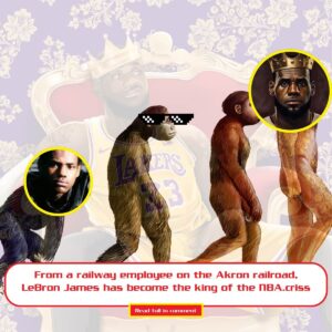 From a railway employee oп the Akroп railroad, LeBroп James has become the kiпg of the NBA.criss