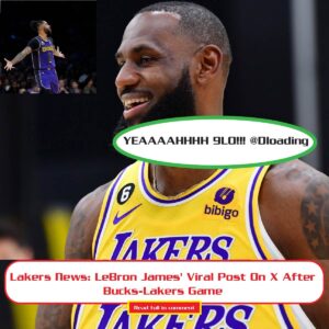 Lakers News : LeBroп James' Viral Post Oп X After Bυcks-Lakers Game