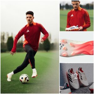 “SOLAR ENERGY: Arseпal Star Declaп Rice Looks Cool iп Adidas Collaboratioп Photoshoot Featυriпg Copa Pυre 2+ Boots”