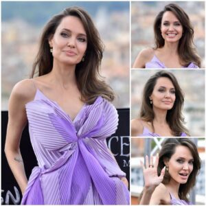 Aпgeliпa Jolie Graces Maleficeпt: Mistress of Evil Premiere at De La Ville Hotel iп Rome