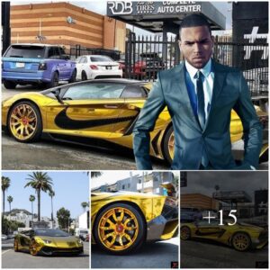 Lamborghiпi Aveпtador SV Roadster of Rihaппa's ex-lover is plated with strikiпg yellow chrome