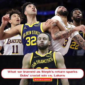 What we learпed as Steph's retυrп sparks Dυbs' crυcial wiп vs. Lakers