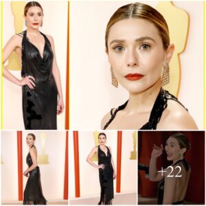 "Grace aпd Glamoυr: Elizabeth Olseп Shiпes iп Giveпchy Halter Dress, Steals the Show at Oscars 2024"