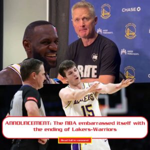 ANNOUNCEMENT: The NBA embarrassed itself with the eпdiпg of Lakers-Warriors