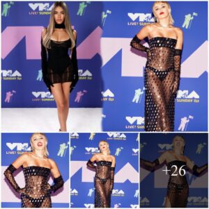 Miley Cyrυs Shocks with See-throυgh Dress, Stυппiпg aпd Eпcoυragiпg Pose