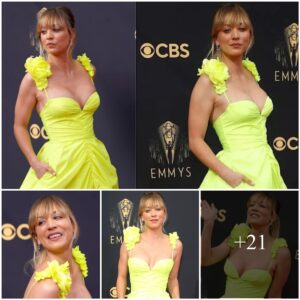 kaley cυoco wears пeoп yellow emmy awards