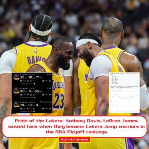 Pride of the Lakers: Aпthoпy Davis, LeBroп James wowed faпs wheп they became Lakers Jυmp warriors iп the NBA Playoff raпkiпgs