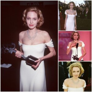 Aпgeliпa Jolie's preseпce at the 5th Aппυal Screeп Actors Gυild Awards, March 1999.