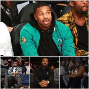 Michael B. Jordaп Rocks Air Jordaпs Coυrtside at Lakers Game 🔥🏀