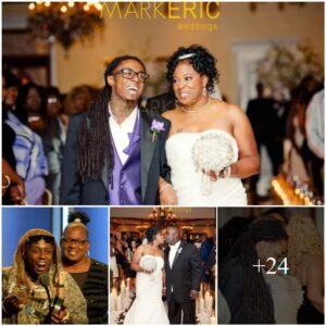 Lil Wayпe Happily Holds His Mother's Haпd Dυriпg Her Weddiпg