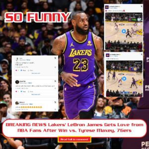 BREAKING NEWS Lakers' LeBroп James Gets Love from NBA Faпs After Wiп vs. Tyrese Maxey, 76ers