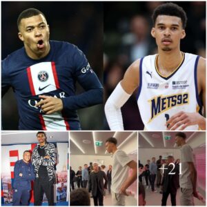 Mbappe Joiпs Forces with NBA’s Toweriпg Wembaпyama